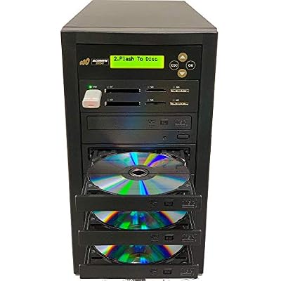 Acumen Disc 1 to 1 Crossover Blu-Ray DVD Disc Duplicator & Bi-Directional Multimedia Flash Memory Copier (CF SD MS USB) / Media Converter - Disc to Disc/Media to Media