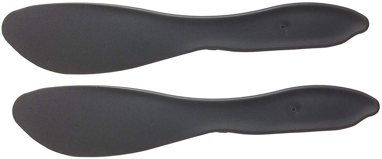 Linden Sweden Multi Purpose Spreaders Set of 2, Charcoal Gray - Versatile Butter Knife for Soft Cheese, Peanut Butter, Frosting and More - Safe for Kids - BPA-Free and Dishwasher-Safe - Made in Sweden