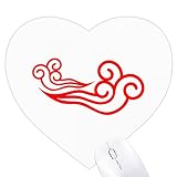 Nuage décoratif Jeux de tapis de souris en forme de coeur