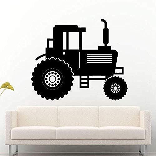 Farmer & # 39; s Vehicle Tractor Pegatinas de pared para guardería Habitación para niños Decoración de arte para el hogar Calcomanías de pared de vinilo Dormitorio Pegatinas Murales 68x56cm
