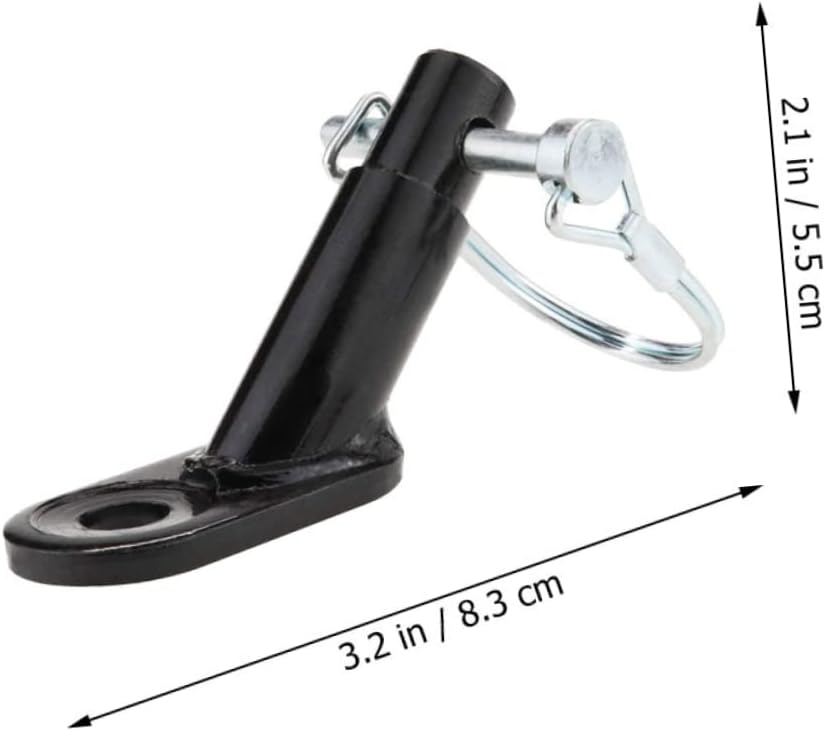 Yardwe 2pcs Bike Trailer Coupler Hitch Iron Attachment for Connecting and Pet Trailers Easy to Install Cycling Adapter Travel