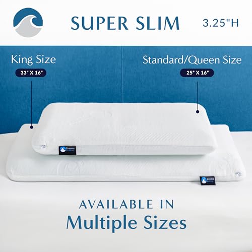 Bluewave Bedding Super Slim Gel Pillow thumbnail 5