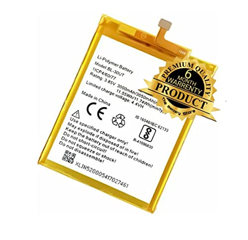 Image of THE BATTERY STORE Original BL-30UT Battery for Tecno IN3 / IN5 Battery with 6 Month Warranty and high Capacity Battery Backup. Carefully Check Your Phone Model and Purchase.(BL-30UT)