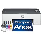 HP Impresora Smart Tank 210, Tinta Continua, Color, Wi-Fi,USB, Bluetooth, Dúplex (Doble Cara) Manual, Impresión Smart App, hasta 2 años de...