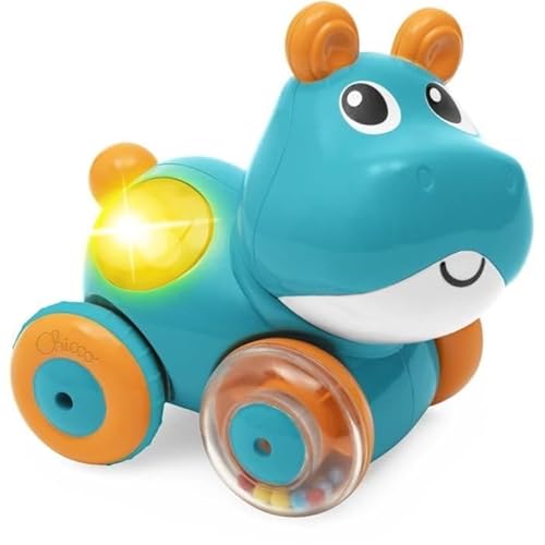 Chicco Hippo Sprint&Go Game Animal électronique Marche arrière avec mélodies Sons et lumières Stimulation à Ramper Roues en Caoutchouc 6 36 - vue 5