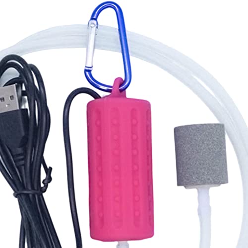 Enakshi® USB Aquarium Oxygen Pumps Fish Tank Air Pump Aerator Super Quiet Efficient Red|Pet Supplies | Fish & Aquariums | Filters