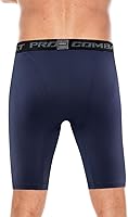 Vista 3 de HYCOPROT - Pantalones cortos de compresión para hombre, ropa interior deportiva de elastano, capa base de rendimiento atlético, para entrenamiento