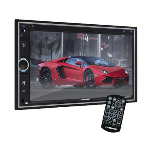 Blaupunkt CAMDEN 450 7” Touchscreen Double DIN Bluetooth AM/FM Digital Multimedia Receiver, 2x 6