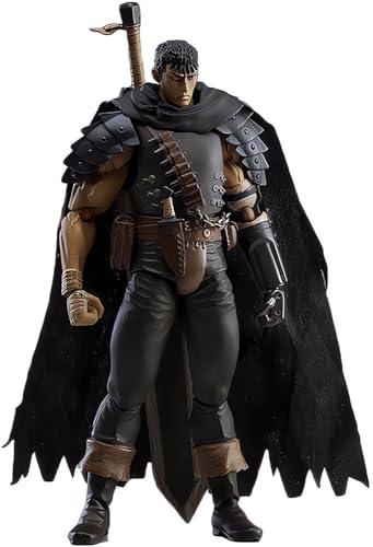 ZEENNITSSUM Gutts Figure Berserkr Figures Anime Berserkr Black Swordsman Statue Figmaa Action Figure Collection