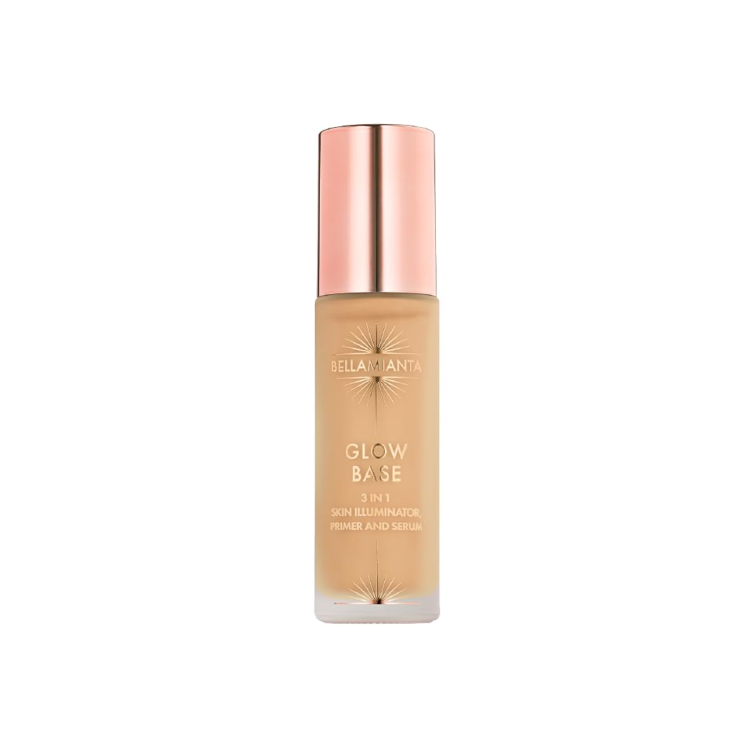 Bellamianta Glow Base, Hydrating Makeup Primer & Illuminator, Radiant Skin Primer with Niacinamide