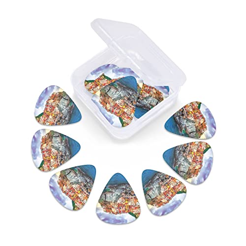Médiators Guitare 12-Pack Cinque Terre Paysage Médiators Pour Guitare Électrique Guitare Acoustique Diverses Guitares - Les Beatles, Paul McCartney, John Lennon, RIngo Starr, George Harrison Médiators Guitare 12-Pack Cinque Terre Paysage Médiators Pour Guitare Électrique Guitare Acoustique Diverses Guitares – Image 6
