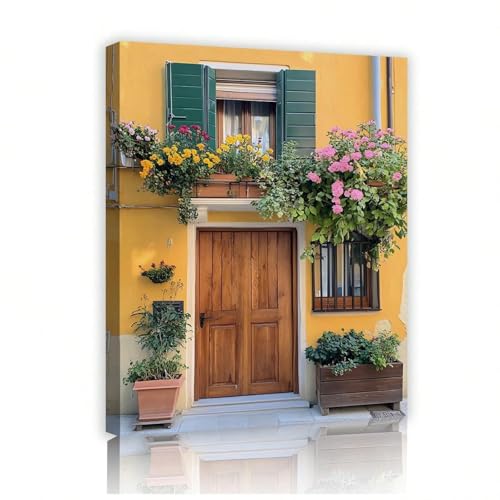 Peinture huile toile ville européenne affiches esthétiques décoration murale maison 21x30