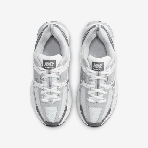 Nike Vomero 5 Big Kids' Shoes (HF6998-002, Pure Platinum/Summit White/Dark Grey/Metallic Silver) Size 64