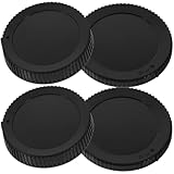 Toddmomy Kameralinsenschutzkappen Kompatibel mit Nikon Z Serie Schwarzer Front Rückdeckel Schützender Stilvoller Objektivschutz für Spiegellose Kameras
