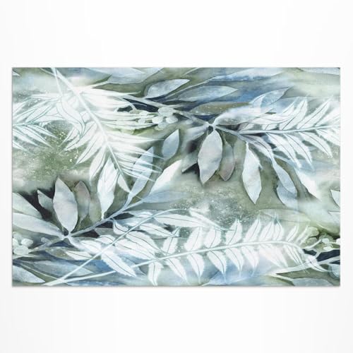 Tapis de sol vinyle extérieur 60x90 rectangle PVC résistant balcon terrasse - 2