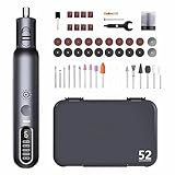 Zu Vanyuei Elektrischer -Gravierstift -Werkzeugen gehören 52pcs -Legierungs -Batch -Kopfzubehör, die durch Reinigen/Polieren, Bohren, Schnitzen, Schneiden und Schleifen leicht fertiggestellt werden können. Batch -Header -Spezifikationen: 2.3, mm/3,3 mm, Anpassung an die meisten Marktzubehör.