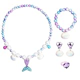 Taille idéale pour les petites princesses : le collier mesure environ 45 cm, le bracelet 15 cm – le tout parfaitement adapté aux petites mains et au corps des enfants. À partir de 3 ans.