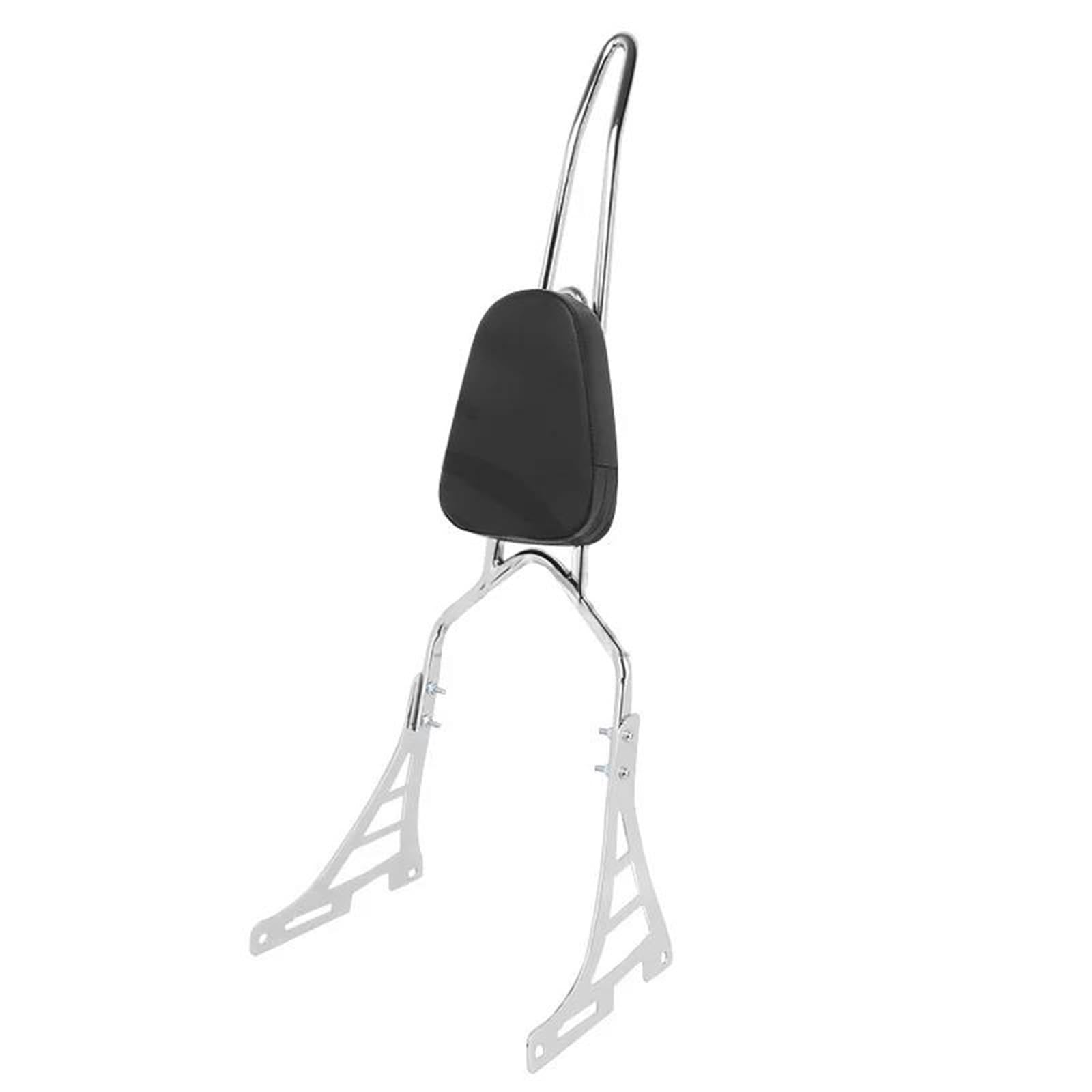 Dossier amovible passager avec etagere bagages moto chrome pour XL 883 1200
