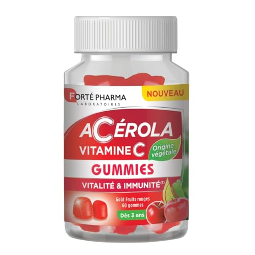 Forté Pharma – Acérola Gummies | Gummies Vitamine C - Goût Fruits...