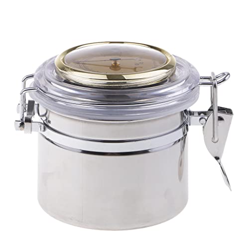 tobacco tin amazon Amazon.com: Professional Stainless Steel Pipe Tobacco Tin Can with  Hygrometer & Humidifier Moisture Seal Box Humidity Airproof Pot Tank :  Appliances