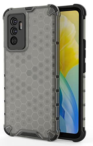 Image of Glasgow Back Case Cover Designed for Vivo V23e 5G - Black