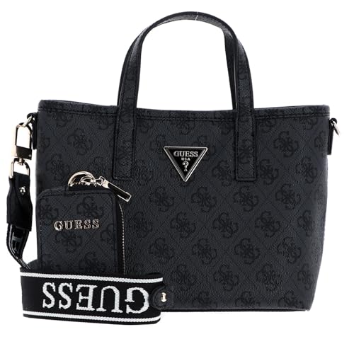 GUESS Latona Mini Tote Coal Logo GUESS Latona Mini Tote Coal Logo