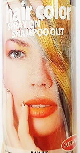 Spray On Wash Out Rose Gold Hair Color Temporary Hairspray