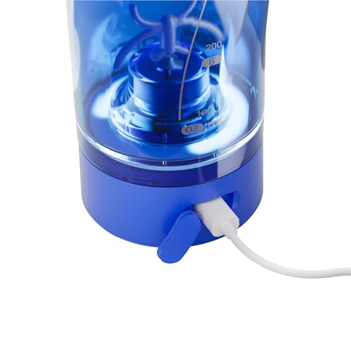 Image of VOLTRX VortexBoost Electric Shaker Bottle, USB C Rechargeable Protein Shake Mixer, Shaker Cups for Protein Shakes and Meal Replacement Shakes, BPA-Free, Made with Tritan, Aurora Teal, 24oz