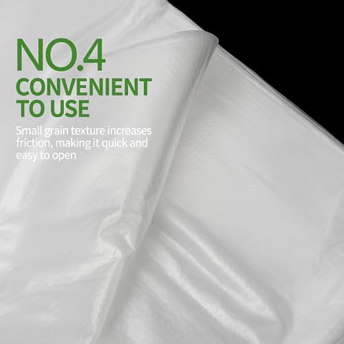 ClearBags 100 sacchetti trasparenti con manico, 30 x 38 cm, extra spessi 2, 25 mm, in plastica per la vendita al dettaglio, resistenti agli strappi, resistenti, anti allungamento, per piccole imprese