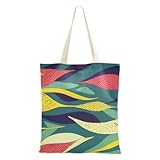 Questa borsa in tela da donna può essere utilizzata anche come borsa della spesa. borse da spiaggia. sacchetti regalo. borse ecologiche. borse per libri per trasportare tutti i tuoi oggetti essenziali. da libri e riviste a snack e laptop.
