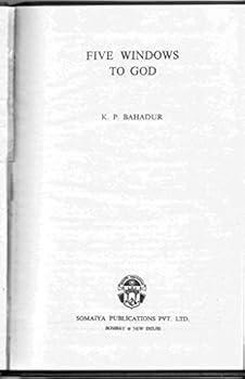 Hardcover Five windows to God Book