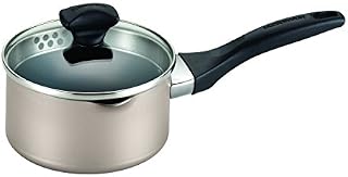 Farberware 21907 Dishwasher Safe Nonstick Sauce Pan/Saucepan with Straining and Lid, 1 Quart