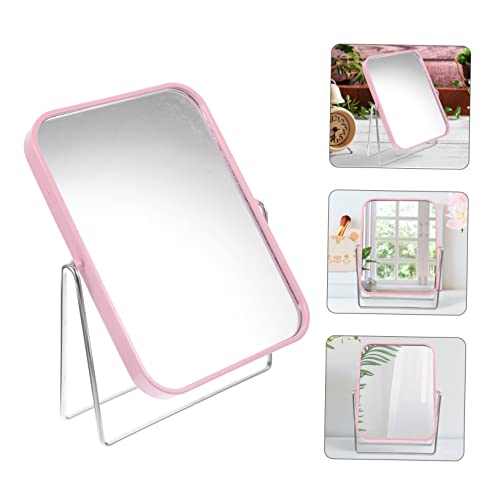 Espejo para maquillaje FOMIYES con luces LED de escritorio miniatura 3