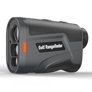 Range Finder Golf, Hunting Range Finder, Golf Rangefinder with Slope, 766/1100Yards, Rechargeable Laser Range Finders Magnetic, Distance/Flag/Scan/Speed/Angle Modes, Waterproof for Golfing, Hunter