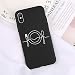 Produktbild HDDZKA Handyhülle,Für Das iPhone 7/8 7/8 Plus X/Xs Xr/Xs Max Phone Case, Einfaches Westliches Essen Linienmuster Schwarzes Gehäuse Weichen TPU-Schlagfeste Abdeckung, Für iPhone 7 Plus