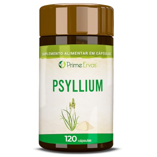 Psyllium 500mg 120 Cápsulas Prime Ervas