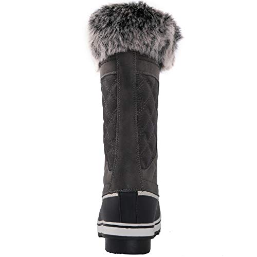 kingshow Globalwin Women's 1918 Grey Winter Boots 5.5M
