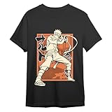 Comic Studio | Naruto Shippuden Camiseta | Artículo Licenciado Oficial | Naruto Uzumaki | Unisex | Negro | XL