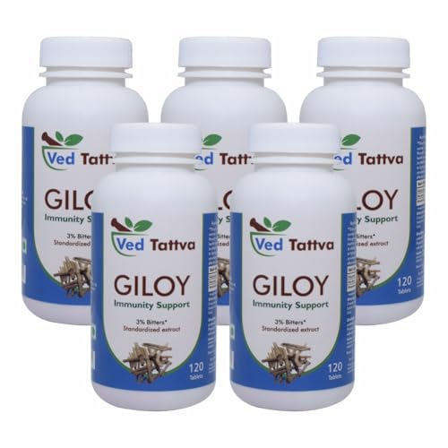 Image of Giloy Tablets 120 Tablets Pack of 5 |