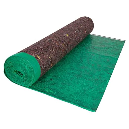 Roberts 70-190A 70-190 Super Felt Insulating Underlayment, 3 mm T, 27-1/3 Ft L X 44 In W, Recycled Fiber, 100 Sq Roll