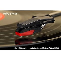 Tourne-Disque en Vinyle avec Haut-parleurs intégrés et récepteur Bluetooth Platine Vinyle Vintage à 3 Vitesses Audio Son… - Les Beatles, Paul McCartney, John Lennon, RIngo Starr, George Harrison Tourne-Disque en Vinyle avec Haut-parleurs intégrés et récepteur Bluetooth Platine Vinyle Vintage à 3 Vitesses Audio Son… – Image 3