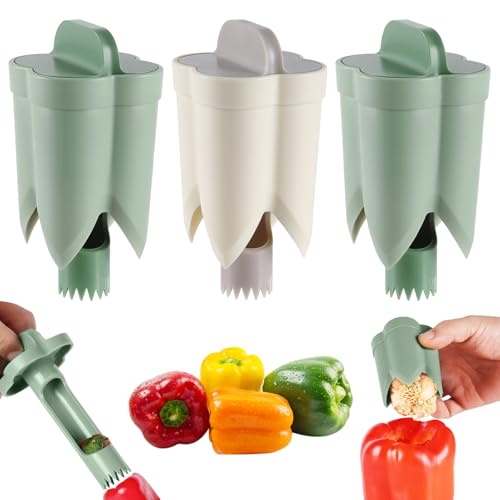 Generic 2026 Upgraded 2-in-1 Pepper Corer Tool