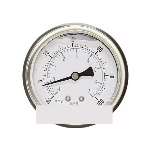 Manomètre à vide aiguille stable face 2.5 contre vibrations