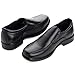 Alpine Swiss Mens Dress Shoes Black Leather Lined Slip on Loafers 13 D(M) US