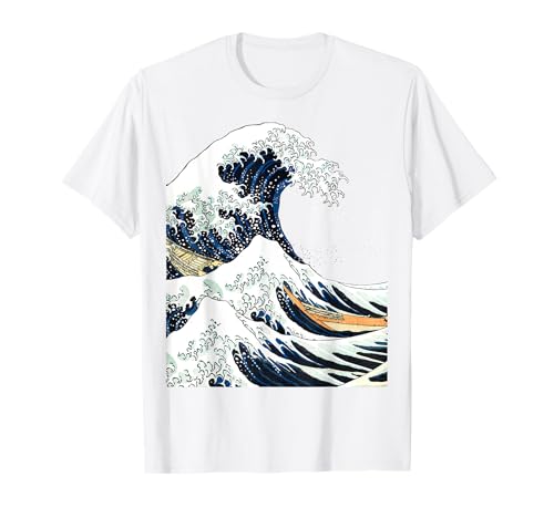 La grande vague au large de Kanagawa Hokusai Art japonais T-Shirt