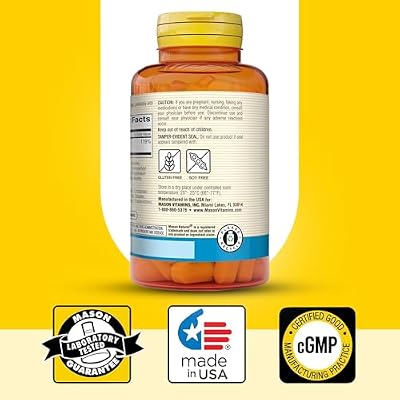 Mason Natural Magnesium 500 mg Extra Strength, 100,Day Supply, 1 Pack
