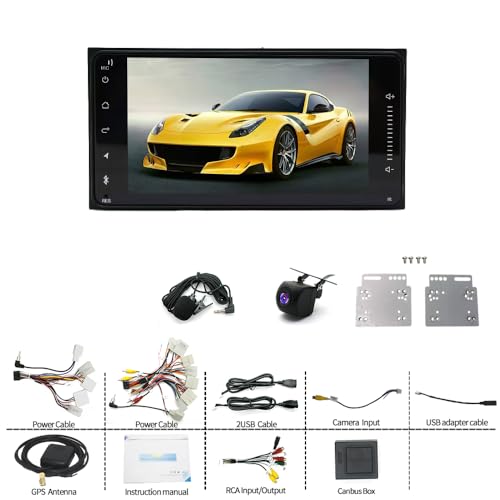 Radio Auto Doble Din con Pantalla 7" para Toyota Tacoma miniatura 2
