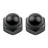 ポッシュフェイス(POSH FAITH) バイク用品 袋ナット ステンレス P1.25 ブラック 2個入 M10 910710-K2