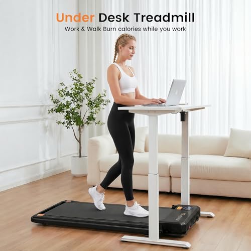 Image of ANCHEER Walking Pad Treadmill with Incline - Under Desk Treadmill, 3.5HP Portable Foldable Treadmills for Home Small Spaces, Office, Compact Running Machine with LED Display