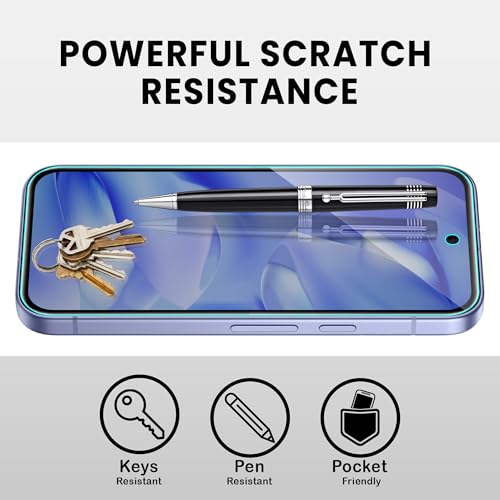 Image of FIRST MART Military-Grade Matte Tempered Glass for Google Pixel 9A - 9H Screen Protector, Anti-Glare Protection, Scratch-Resistant, Bubble-Free (1 Pack)